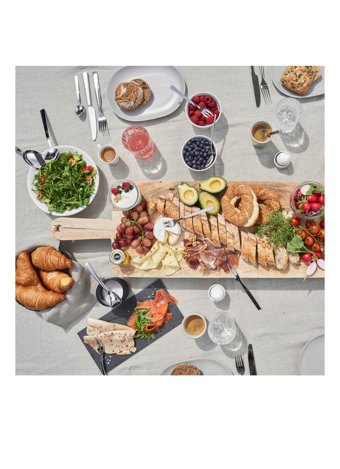 Zwilling King bestek 68-delig - voorkant 2 zilver