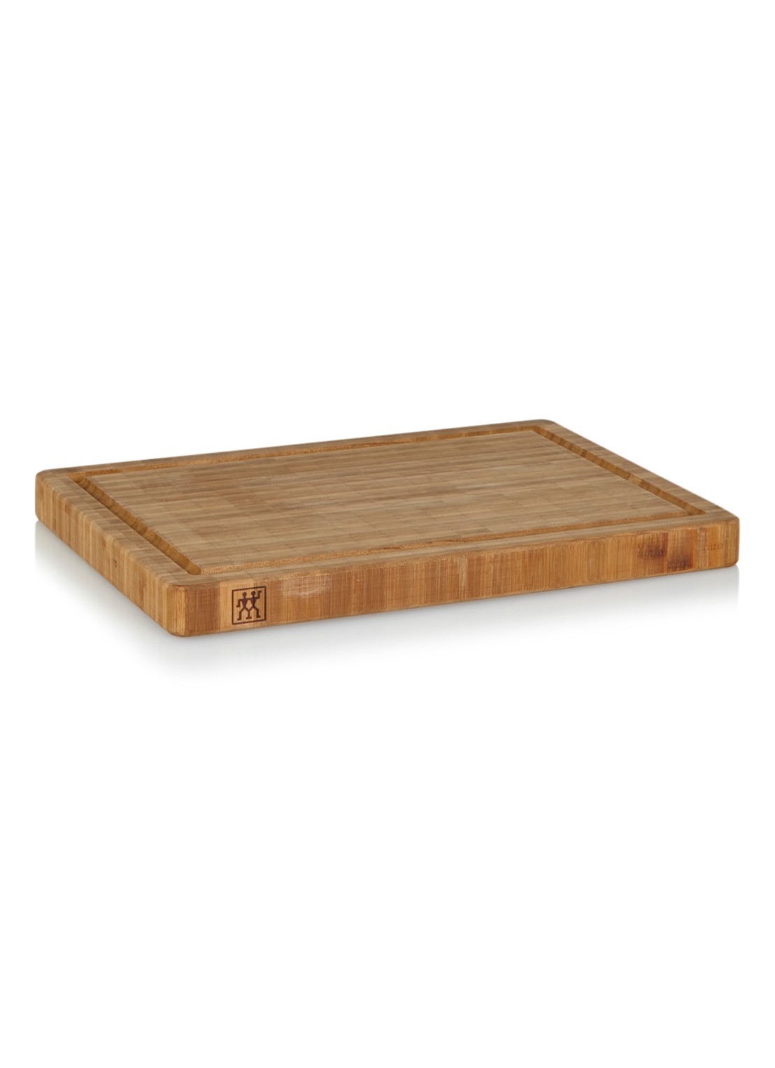 Zwilling Snijplank van bamboe 35,5 x 25 cm - voorkant bruin