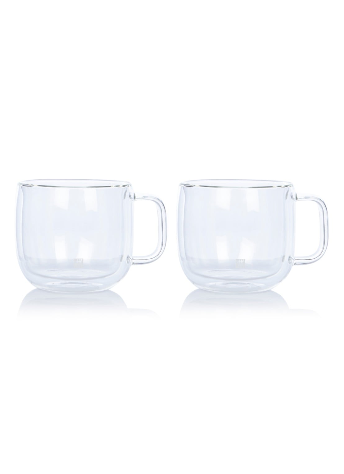 Zwilling Sorrento Plus cappuccino glas 45 cl set van 2 - voorkant transparant