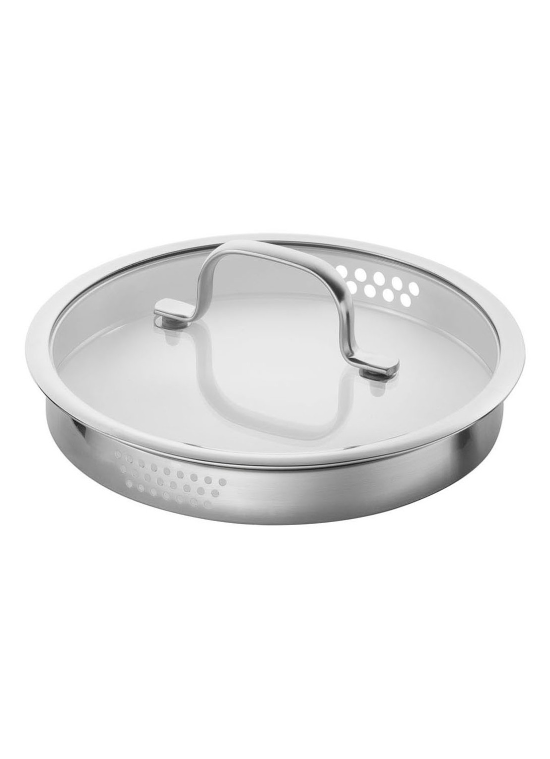 Zwilling True Flow pannenset 5-delig - detail 2 zilver