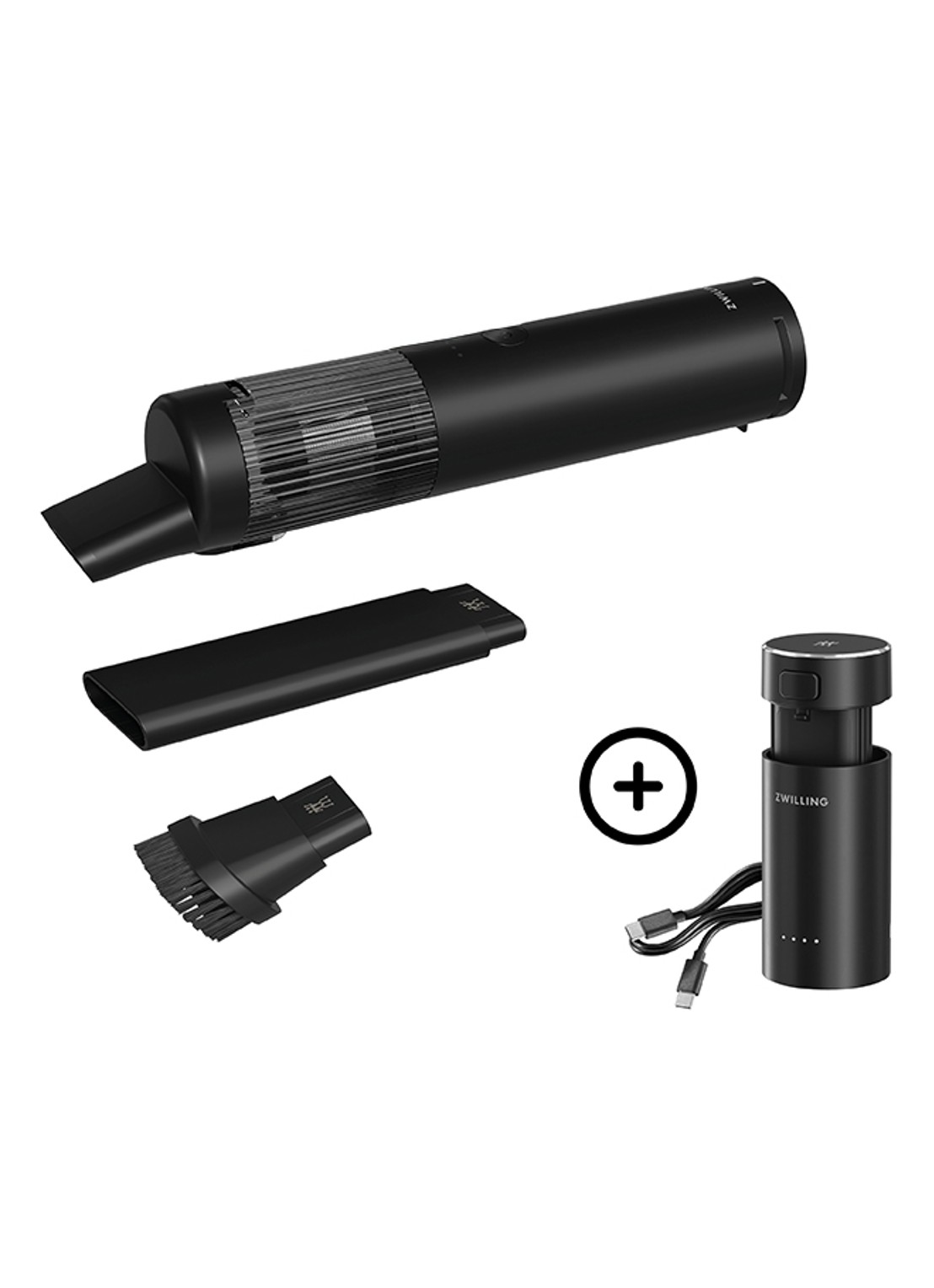 Zwilling Xtend draadloze kruimeldief - voorkant zwart