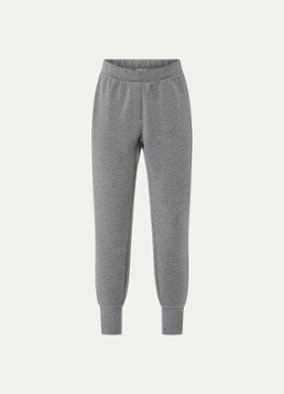 My Essential Wardrobe Dames 22 high waist tapered fit joggingbroek met steekzakken in de kleur Grijsmele, maat: L