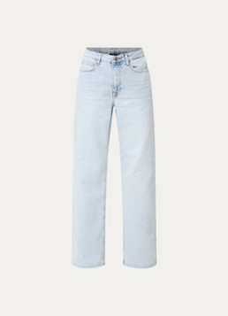 My Essential Wardrobe Dames 35 The Louis high waist wide leg jeans met steekzakken in de kleur Lichtblauw, maat: W25/L34