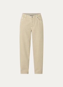 My Essential Wardrobe Dames Baloo high waist balloon jeans met gekleurde wassing in de kleur Beige, maat: 3030
