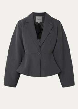 My Essential Wardrobe Dames Evie blazer in de kleur Donkergrijs, maat: 36