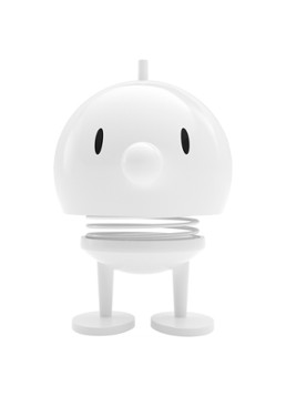 Hoptimist Bumble M ornament 9,5 cm Wit - Deal