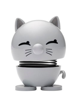 Hoptimist Cat ornament 7,2 cm Grijs - Deal