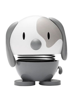 Hoptimist Dog Cool ornament 6,9 cm Grijs - Deal