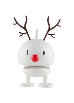 Hoptimist Reindeer Bumble S ornament 9,5 cm Wit - Deal
