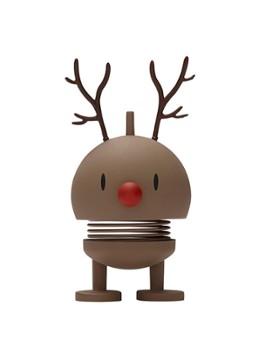 Hoptimist Soft Reindeer Bumble S ornament 7,2 cm Bruin - Deal