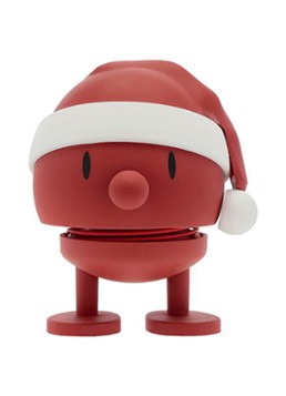Hoptimist Soft Santa Bumble S ornament 7,2 cm Rood