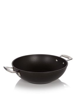 Le Creuset Les Forgées wokpan Ø28 cm Zwart - Deal