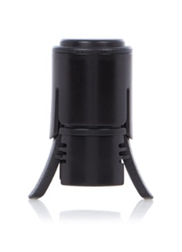 Le Creuset Screwpull stop voor mousserende wijn Mat zwart / zwart - Deal