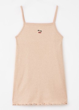 Konges Sløjd Meisjes Roli jurk met lurex in de kleur Roze, maat: 7-8Y=128