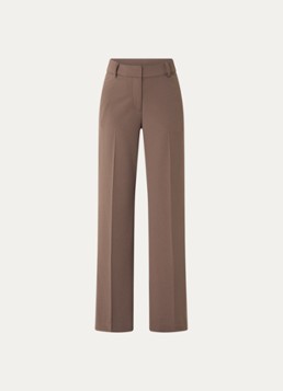 Co'Couture Dames Falcon mid waist flared fit pantalon met steekzakken in de kleur Lichtbruin, maat: L