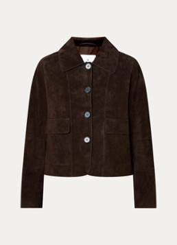 Summum Dames Jack van suède in de kleur Bruin, maat: XL