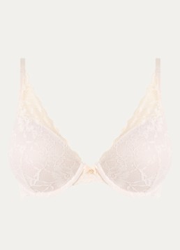 Sam Friday Dames Demi voorgevormde beugel bh met overlay van kant in de kleur Beige, maat: A80