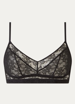 Sam Friday Dames Jada bralette van kant in de kleur Zwart, maat: S/M