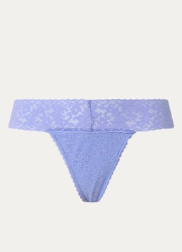 Sam Friday Dames Pam string van kant in de kleur Lavendel, maat: L
