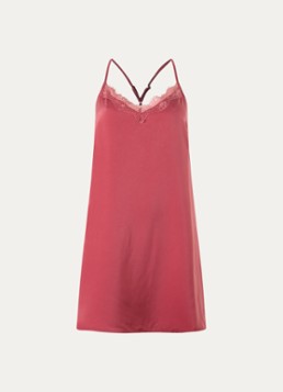 Sam Friday Dames Slipdress van satijn in de kleur Koraal, maat: S/M
