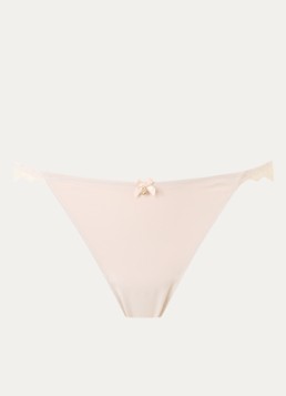 Sam Friday Dames Tia string van kant in de kleur Beige, maat: XS