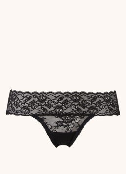 Sam Friday Dames Pam slip van kant in de kleur Zwart, maat: S