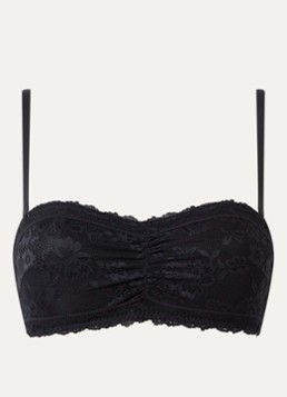 Sam Friday Dames Voorgevormde bh van kant met afneembare bandjes in de kleur Zwart, maat: XS/S