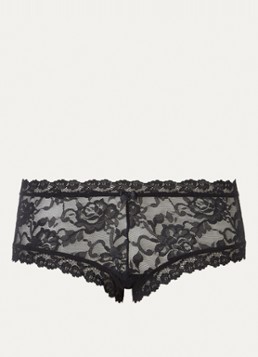 Sam Friday Dames Lacey shorty van kant in de kleur Zwart, maat: S
