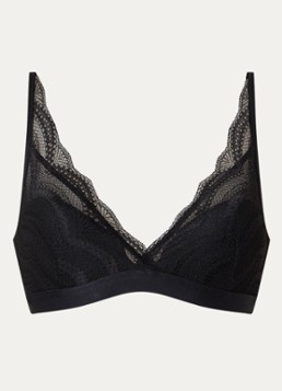 Sam Friday Dames Ivy voorgevormde bh van kant in de kleur Zwart, maat: XS/S