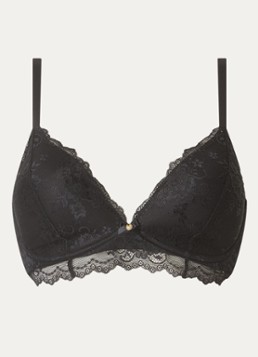 Sam Friday Dames Marley voorgevormde bh van kant in de kleur Zwart, maat: E80
