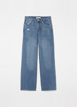 Levi's Meisjes Wide leg jeans met stretch in de kleur Indigo, maat: 152