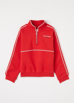 Levi's Meisjes Meet and Greet sweater met logo in de kleur Rood, maat: 14A=164