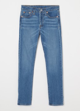 Levi's Meisjes 501 slim fit jeans met stretch in de kleur Indigo, maat: 152