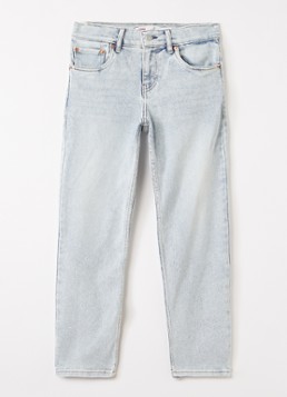 Levi's Jongens Tapered loose fit jeans met lichte wassing in de kleur Jeans, maat: 140
