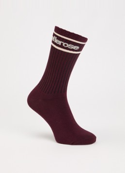 Bellerose Dames Sokken met logo in de kleur Paars