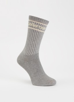 Bellerose Dames Sokken met logo in de kleur Grijs