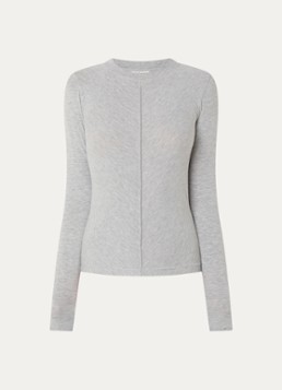 Bellerose Dames Mendy long sleeve met boothals in de kleur Grijsmele