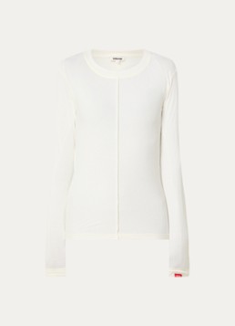 Bellerose Dames Mendy long sleeve met boothals in de kleur Wit