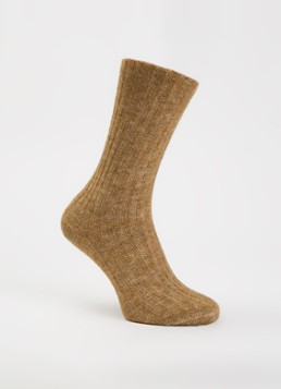 Bellerose Dames Boti sokken in alpaca wolblend in de kleur Beige