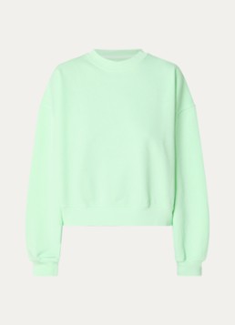 Bellerose Dames Fancy cropped sweater met ronde hals in de kleur Mint
