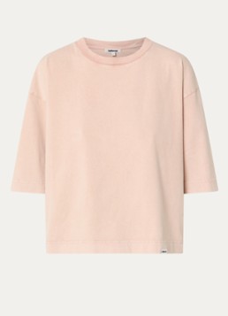 Bellerose Dames Fiores T-shirt met ronde hals in de kleur Roze