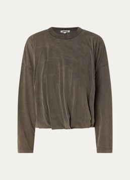Bellerose Dames Flames longsleeve met ronde hals in de kleur Bruin