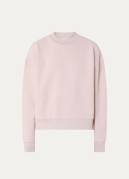 Bellerose Dames Temi sweater met ronde hals in de kleur Lichtroze