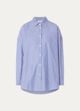 Bellerose Dames Jemma blouse met streepprint in de kleur Kobaltblauw