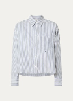 Bellerose Dames Jaxie blouse met streepprint in de kleur Grijs