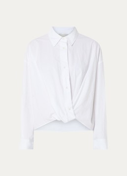 Bellerose Dames Tonny blouse met kraag in de kleur Wit