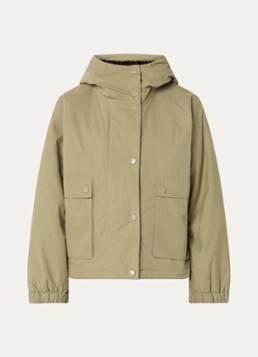 Bellerose Dames Jenna parka met opgestikte zakken in de kleur Mosgroen