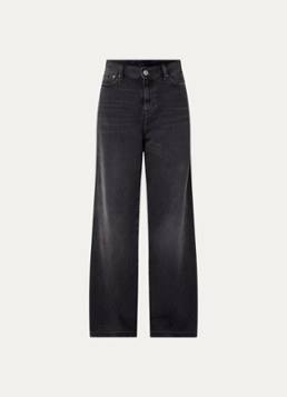 Bellerose Dames Parthe51 mid waist loose fit jeans met gekleurde wassing en steekzakken in de kleur Zwart