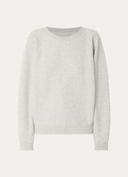 Bellerose Dames Fella oversized sweater met ronde hals in de kleur Grijsmele