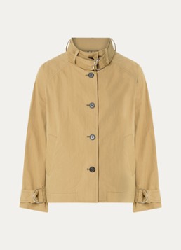 Bellerose Dames Hubble trenchcoat met steekzakken in de kleur Camel